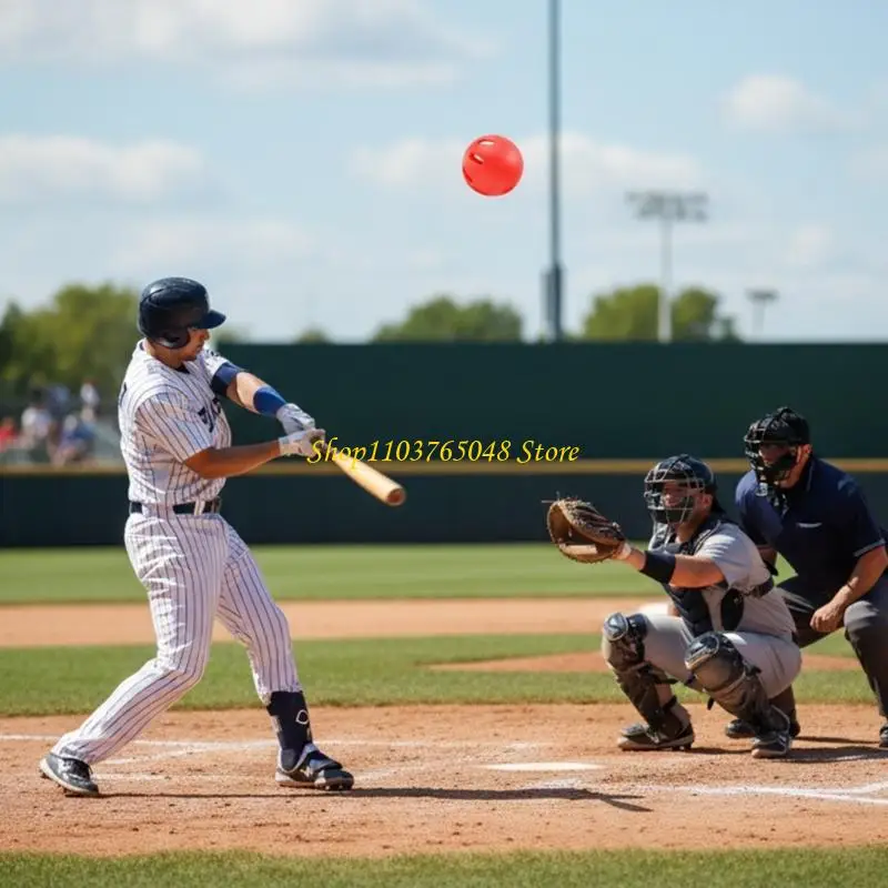 

R53E 6 шт./компл. бейсбольные тренировочные мячи 74 мм, мягкие технологии, безопасные материалы, улучшают сцепление для детей,