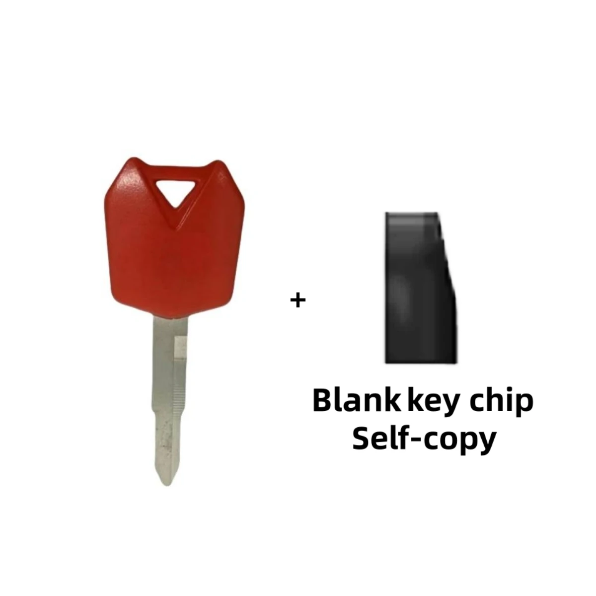 10pcs For Kawasaki ZXR400 ZX-6R ZX750 Z1000 ZR1200 ZR1400 Anti-Theft Chip Placement ZX-14R 12R 14R Motorcycle Key Blank Uncut