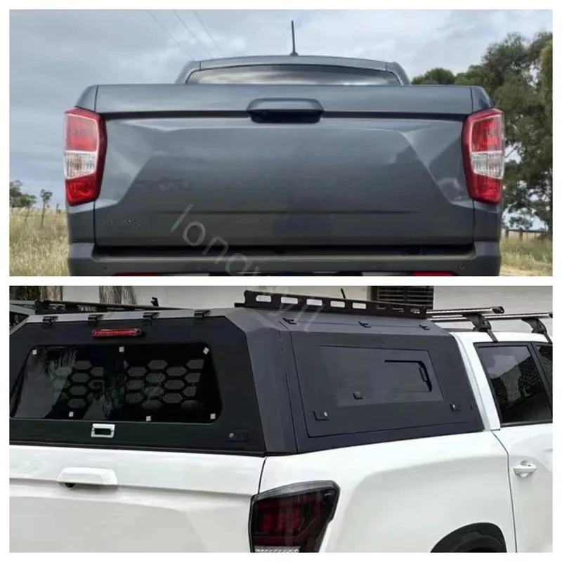 

Top quality Customized Hard Aluminum Tonneau Cover forMusso Pickup Truck Bed Smart Cap Waterproof Canopy Truck Tub