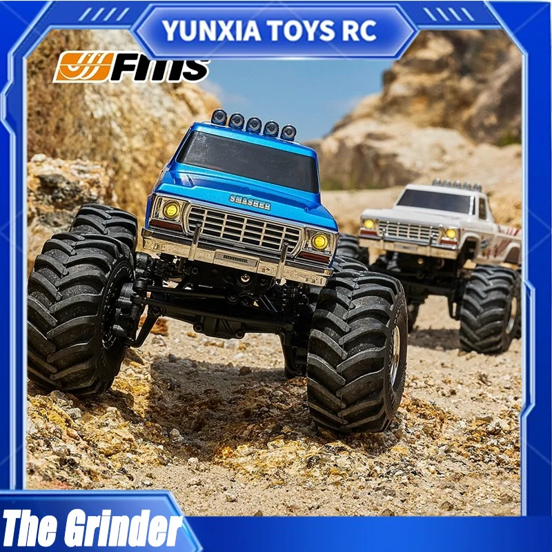 FMS 1:24 Crusher climbing car rc remote control off-road vehicle four-wheel drive electric vehicle imitates real car model.