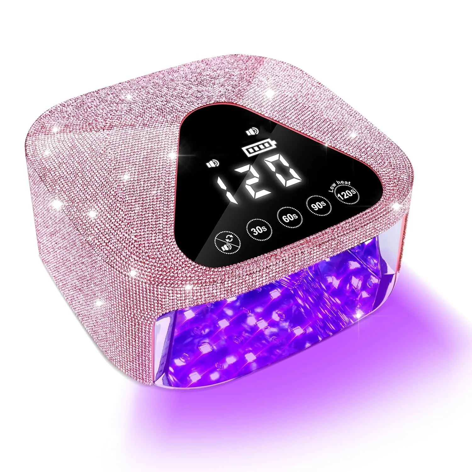 Rechargeable UV LED Nail Lamp 54W Cordless UV Light for Nails With Rhinestone Professional Manicure Pedicure Machine Nail Tools