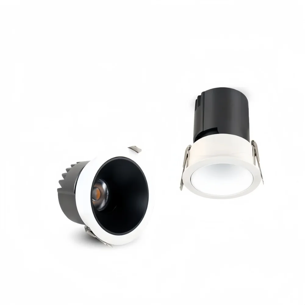 

Round Recessed Anti-glare LED COB Spotlight CRI97 24° 24W 30W Dimmable LED Downlight 10W 18W 20W Ceiling Spot Indoor Lighting