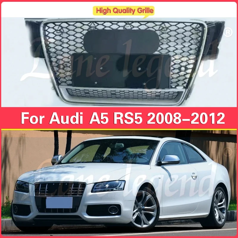 

Factory supply Ventilation Net For RS5 Style Hex Mesh Honeycomb Hood Grill For Audi A5 2008 2009 2010 2011 2012