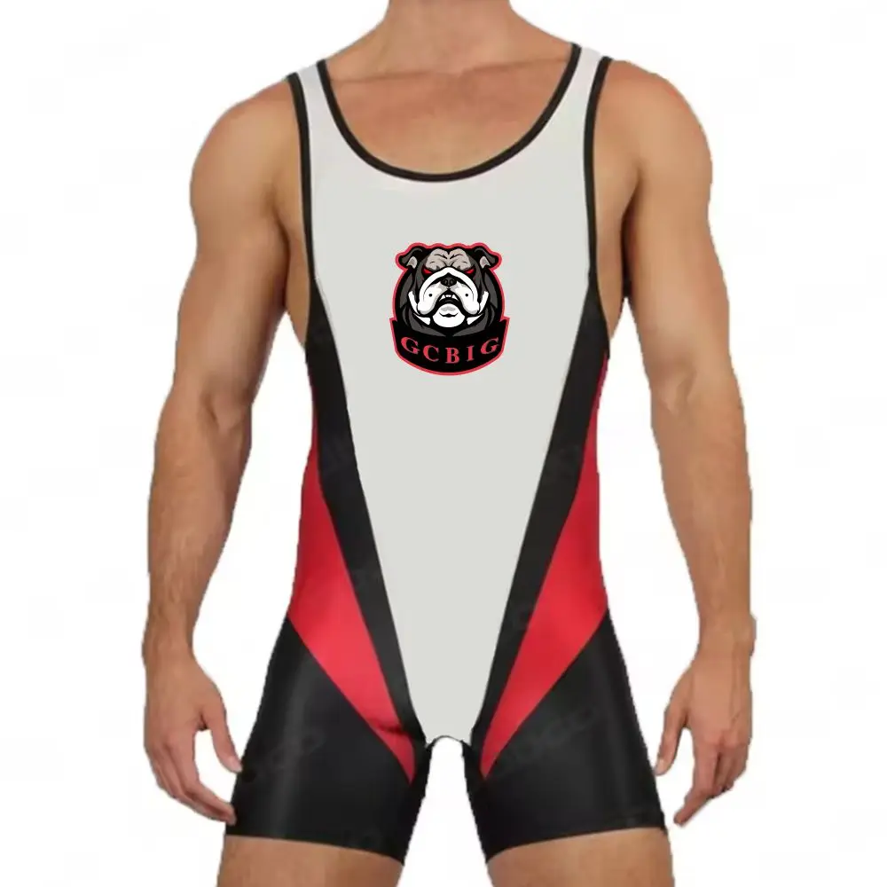 

Wrestling Singlets Triathlon Bodysuit WWE Gym Breathable Sport Skinsuit Swimwear Marathon Running Weightlifting PowerLifting