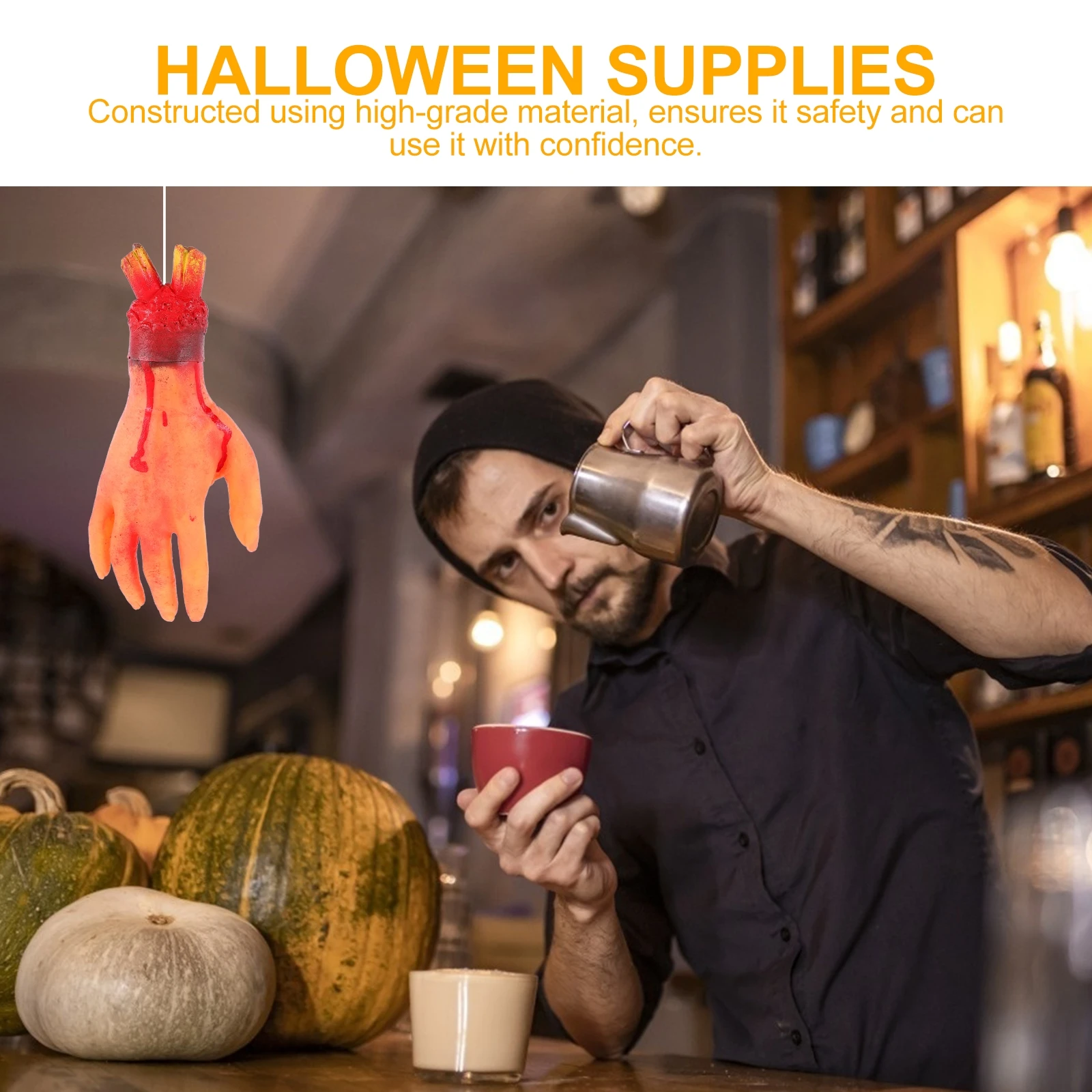 Halloween Fake H Toys Bloody Props Simulated Tools Party Supplies High Grade Material Space Saving Exquisite Workmanship