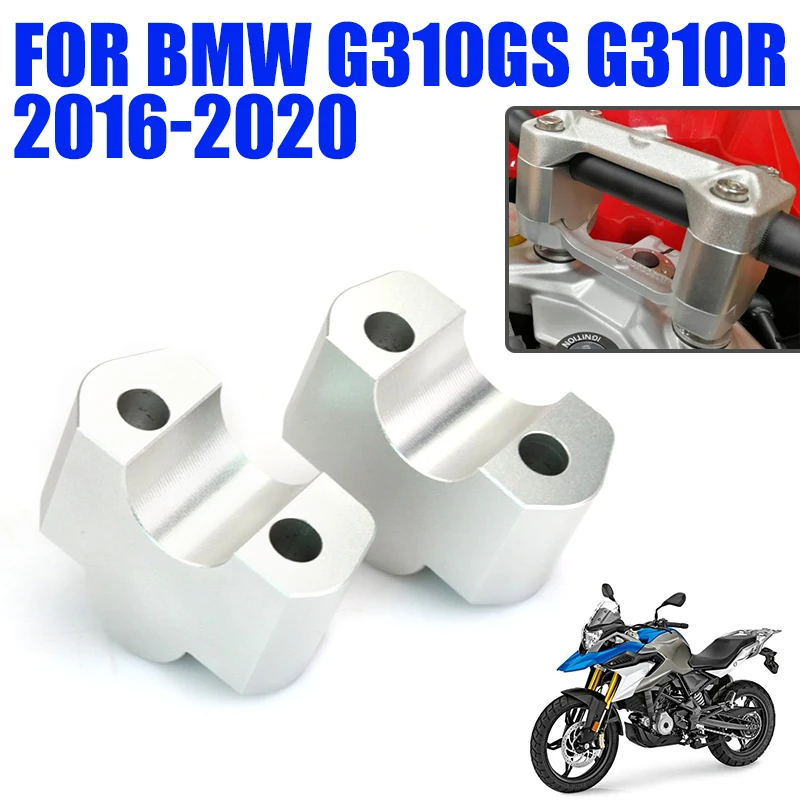 Motorcycle Handlebar Riser Bar Mount Handle Clamp Rise Heighten Block Extension For BMW G310GS G 310 GS 310GS G310 R G310R 310R