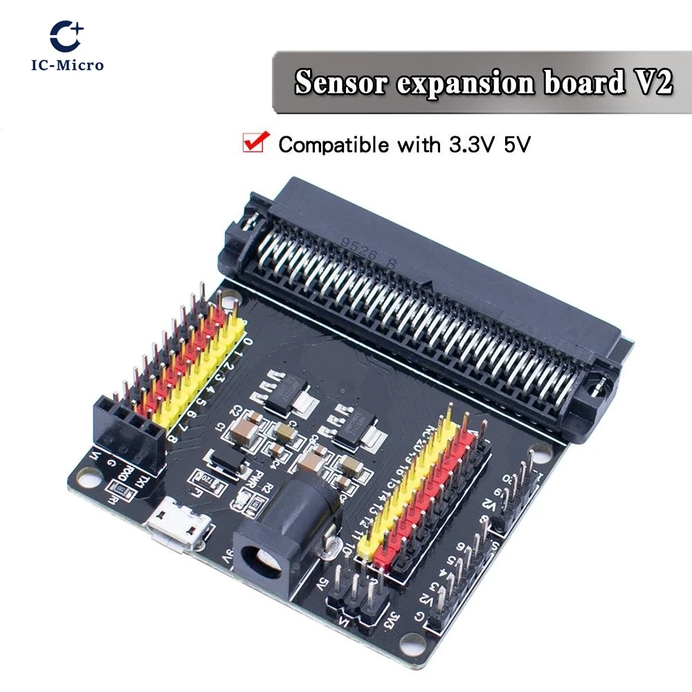 Новая плата расширения датчика Shield V2 для электроники BBC Micro Bit своими руками