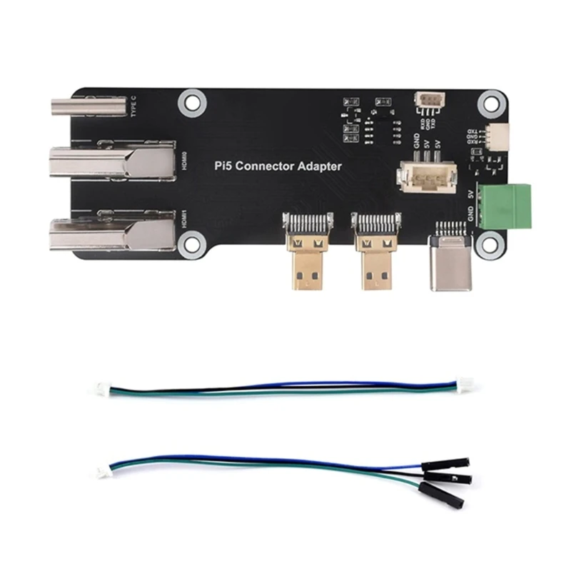 Adapter Supports Double 4k Output Providing Clear Detailed For RPI 5 and 4B