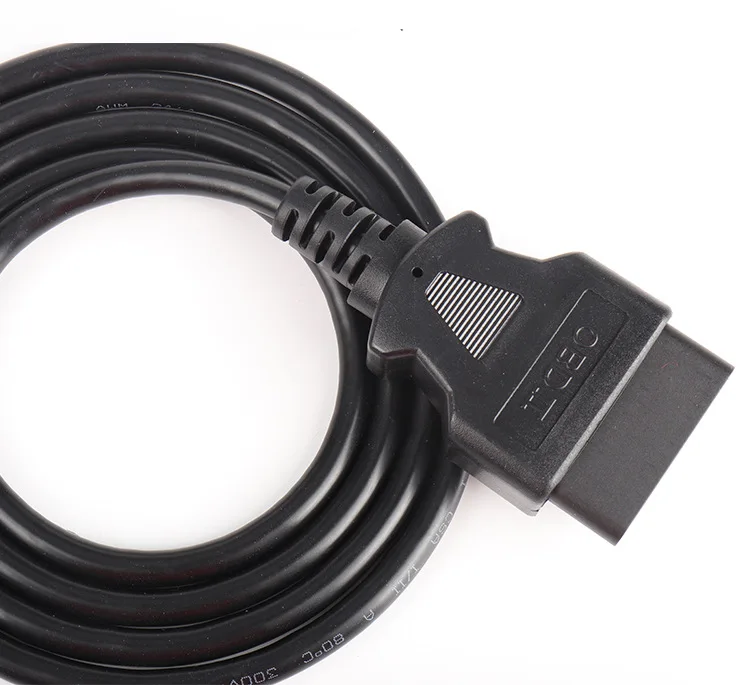 Auto-OBD-Verlängerungskabel, männlich zu weiblich, 16 Kerne, betätigt, 16-polig, OBD2 ELM327, Diagnosewerkzeug, Stecker, Scanner-Adapter, 3 m, 1,5 m – Detail 3