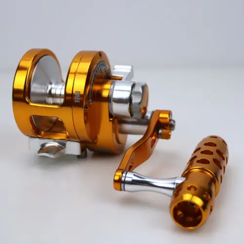 Iron plate wheel all-metal drum trolling wheel sea fishing reel SY70/90 two-speed Nanyou near-deep sea fishing reel