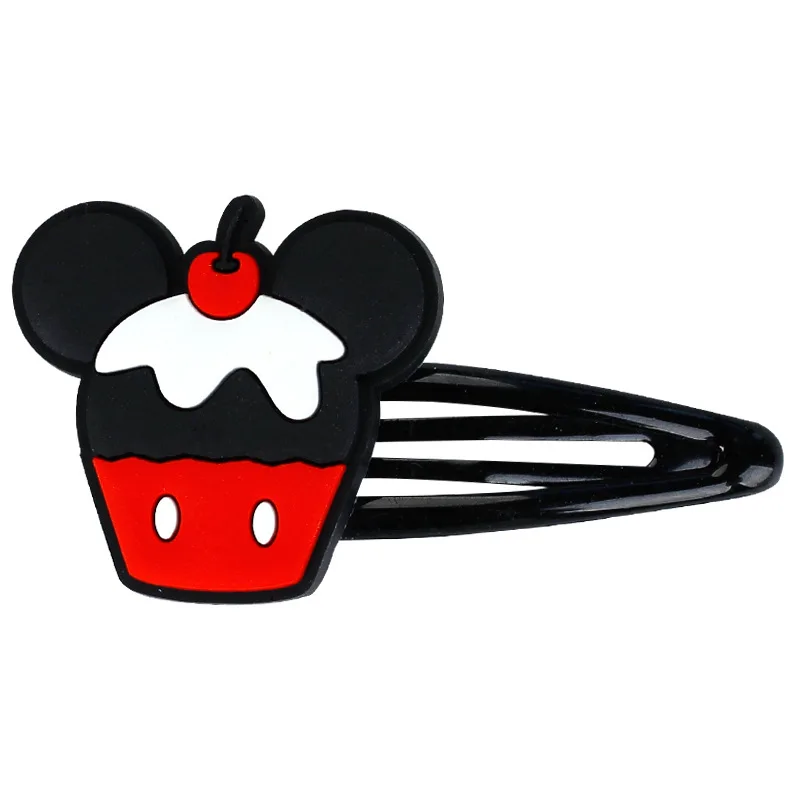 Disney Cartoon Girl\'s Headwear Cute Mickey Minnie Donald Duck Colorful Hair Clips for Baby Girl Fashion Hairpin Hair Accessories