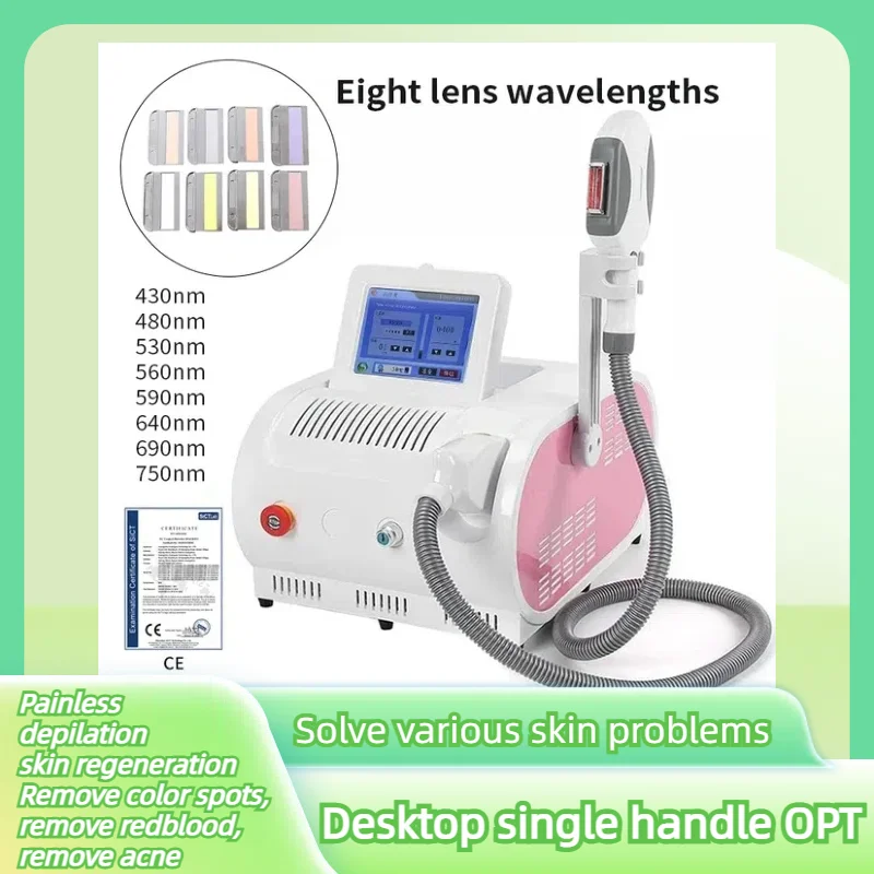 

Professional Opt Ipl Permanent Hair Removal Machine Portable Painless Skin Rejuvenation Epilator Beauty Salon 500000 Shot