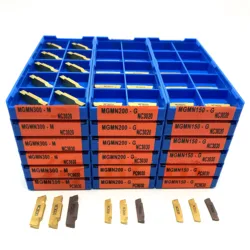 MGMN150 MGMN200 MGMN300 MGMN400 Slotted Cutting Carbide Blade Lathe Tool CNC Cutting and Slotting Lathe Tool