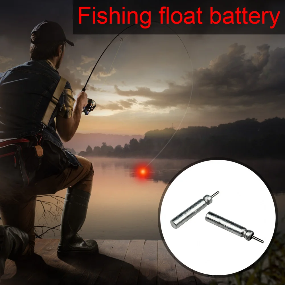 1-100Pcs CR425 Fishing Floats Battery CR 425 Luminous Electric Fishing Floats Lithium Pin Cells Fishing Float Accessories