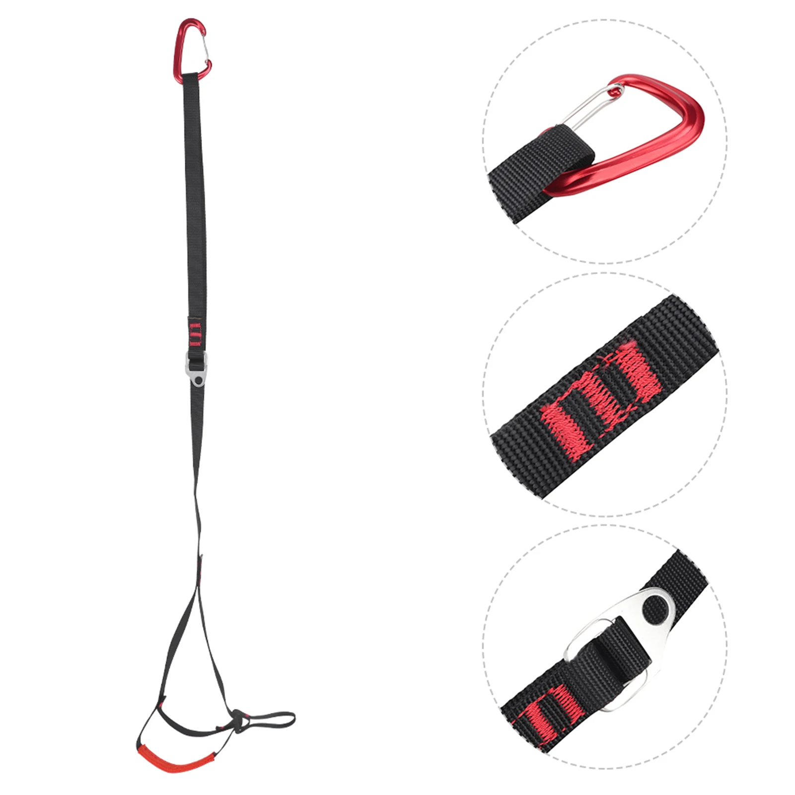 Climbing Foot Belt Outdoor Sports Adjustable Climbing Ascender Strap Rope Foot Belt Rock Climbing Rappel