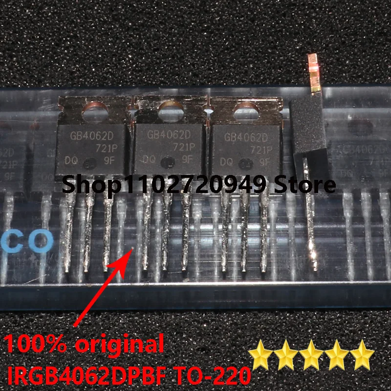 10PCS IRGB4062DPBF IRGB4062D GB4062 TO-220 IGBT tube 100%New Original