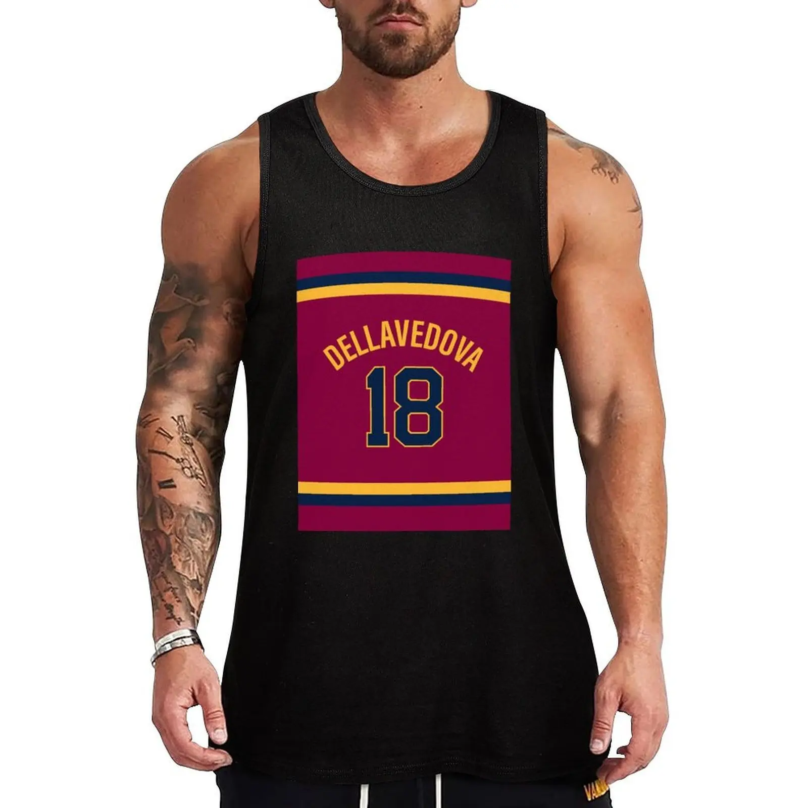 Майка-джерси Matthew Dellavedova, быстросохнущая майка для бега, занятий спортом и фитнесом