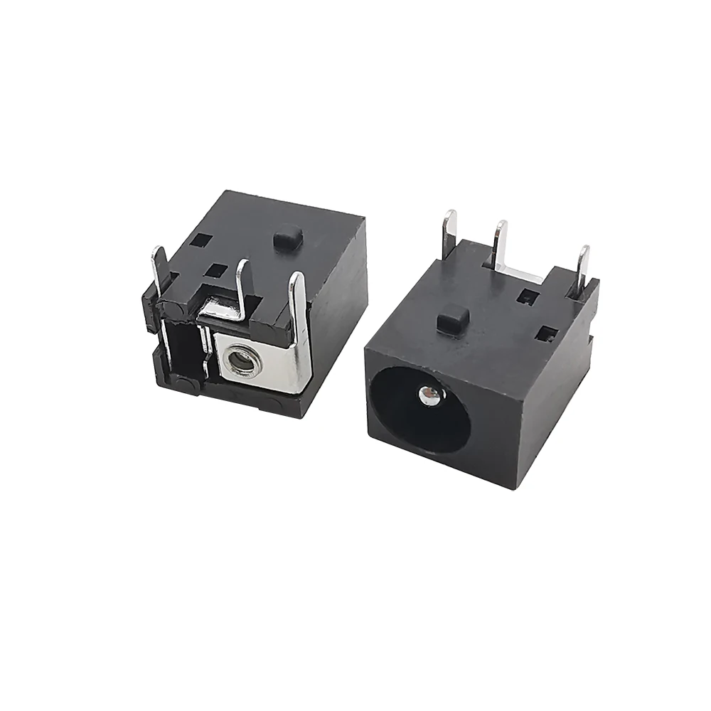 10Pcs DC-044 5.5 x 2.1mm DC Power Female Jack Connector 5.5*2.1mm DC Power Supply Socket Interface 3 Pin Panel Mount Plug