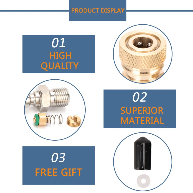 1/8BSPP ذكر التوصيل موصل 8 مللي متر M10x1 1/8NPT أنثى سريعة قطع الهواء إعادة تعبئة اقتران تركيبات المقبس 2 قطعة/المجموعة