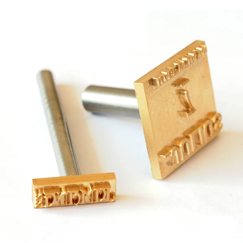 Timbro In Pelle Personalizzato, In Ottone, Strumento Di Stampa - Foto 9