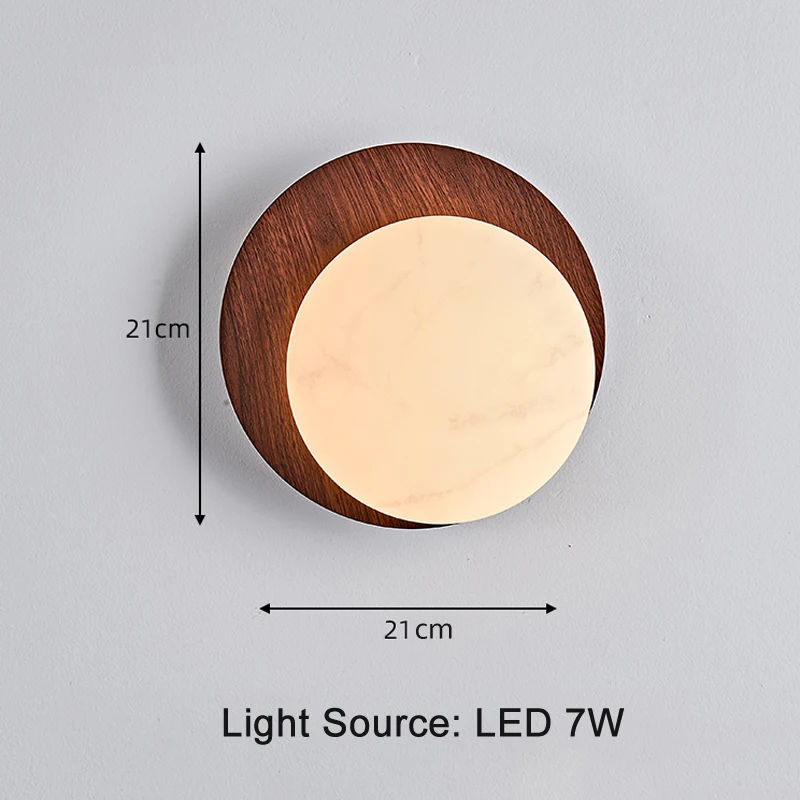 Nordic Minimalist Modern Bedside Wall Lamp - Creative Artistic Ambience Light for Bedroom Living Room Background Decor