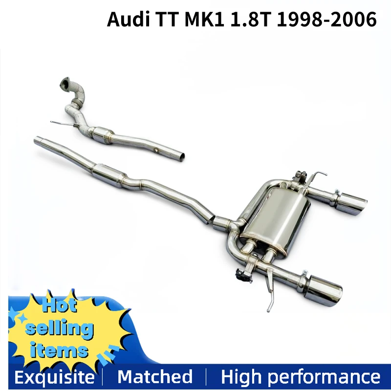 

Audi TT MK1 1.8T 1998-2006 Valve Exhaust Muffler Valve Electronic Exhaust System Custom Exhaust Cat Back and Downpipe