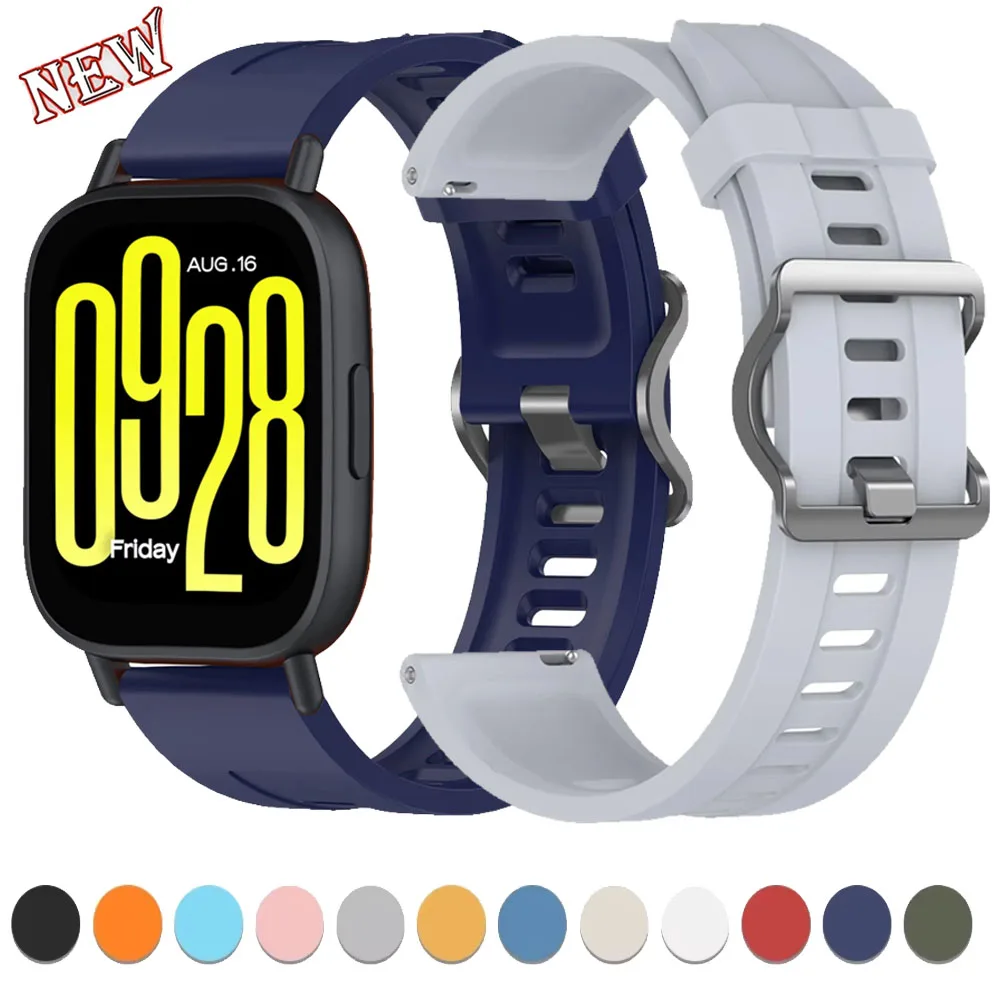 Sport-Silikonarmband für Redmi Watch 5 Active/5 Lite, weiches, bequemes Ersatzarmband für Redmi Watch 5 Lite, Zubehör