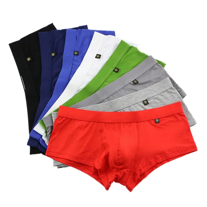 8PCS Mens Underwear Boxers  Underwear Men  Modal Shorts  Solid Cuecas  Boxershorts Men  Low Waist Boxer Underpants Trunks Pants