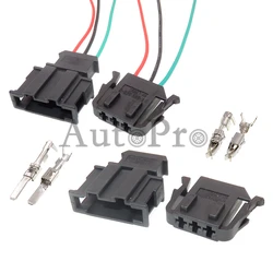 1 Set 3 Hole Automotive AC Assembly Sensor Socket Auto Plastic Housing Connector For VW 191 972 703 191 927 713