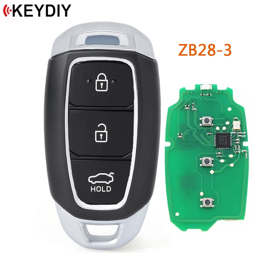 1 Piece KEYDIY ZB28-3 Universal KD Smart Remote Key ZB Series for KD-X2 KD-MAX Fit More Than 2000 Models Key Programmer