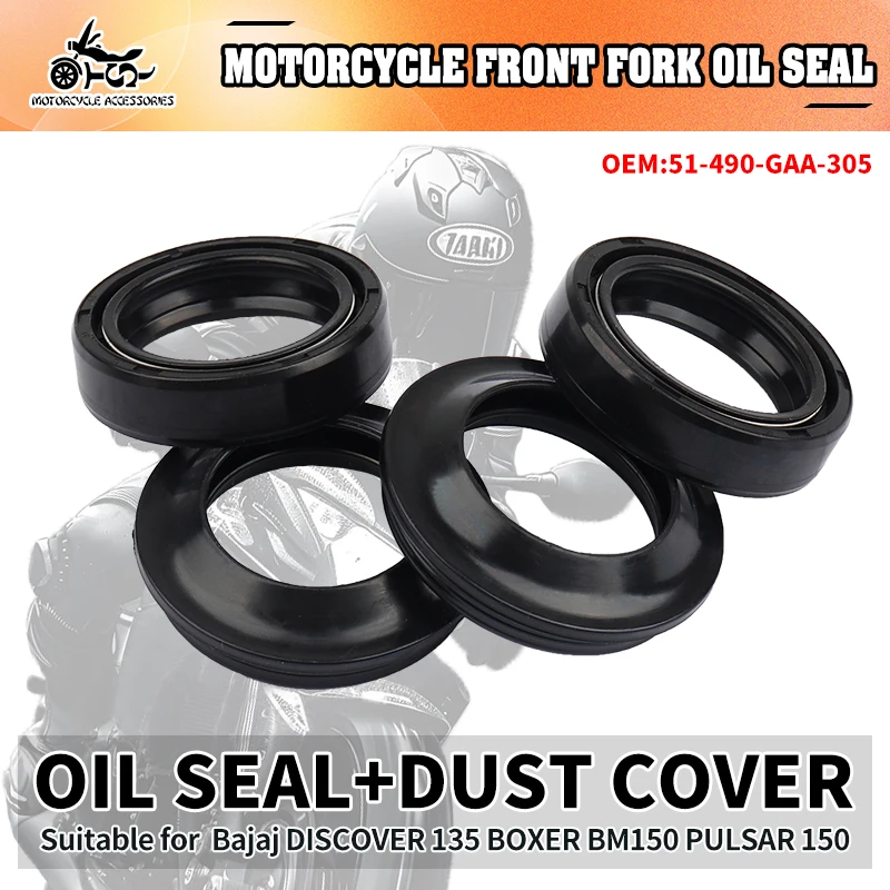 

31x43x10.5 Front Fork Oil Seal 31 43 Dust Seal For Bajaj DISCOVER 135 BOXER BM150 PULSAR 150