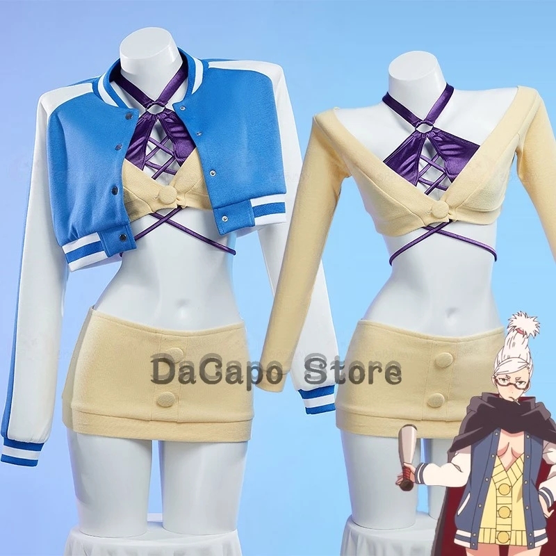 Disfraz de Halloween Dandadan Seiko Ayase Doujin Cosplay Seiko peluca Cosplay Santa Dodoria traje ropa para adultos traje de Carnaval