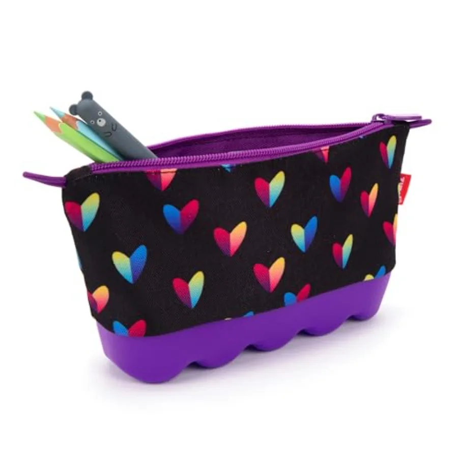 

Pencil Case for Girls, Cute Silicone Pouch for School, Stationery Bag for Teens and Adults