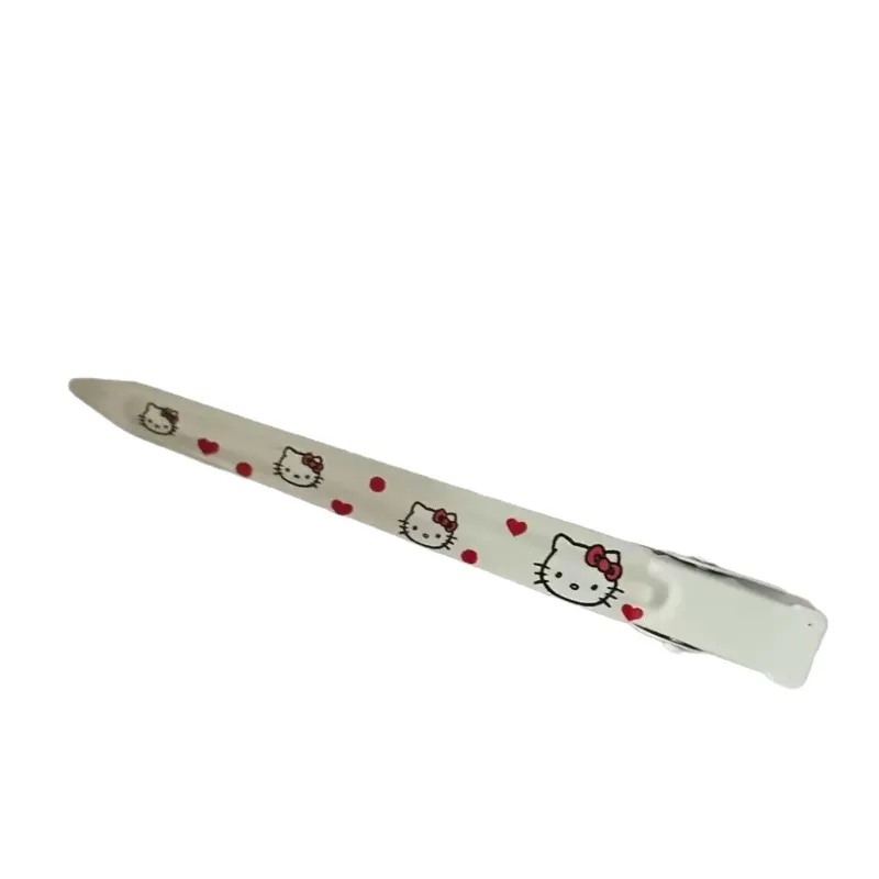 Bonito olá kitty uma palavra grampo de cabelo bonito dos desenhos animados gato headwear menina fofo franja clipe lateral sombra de cabelo artefato atacado