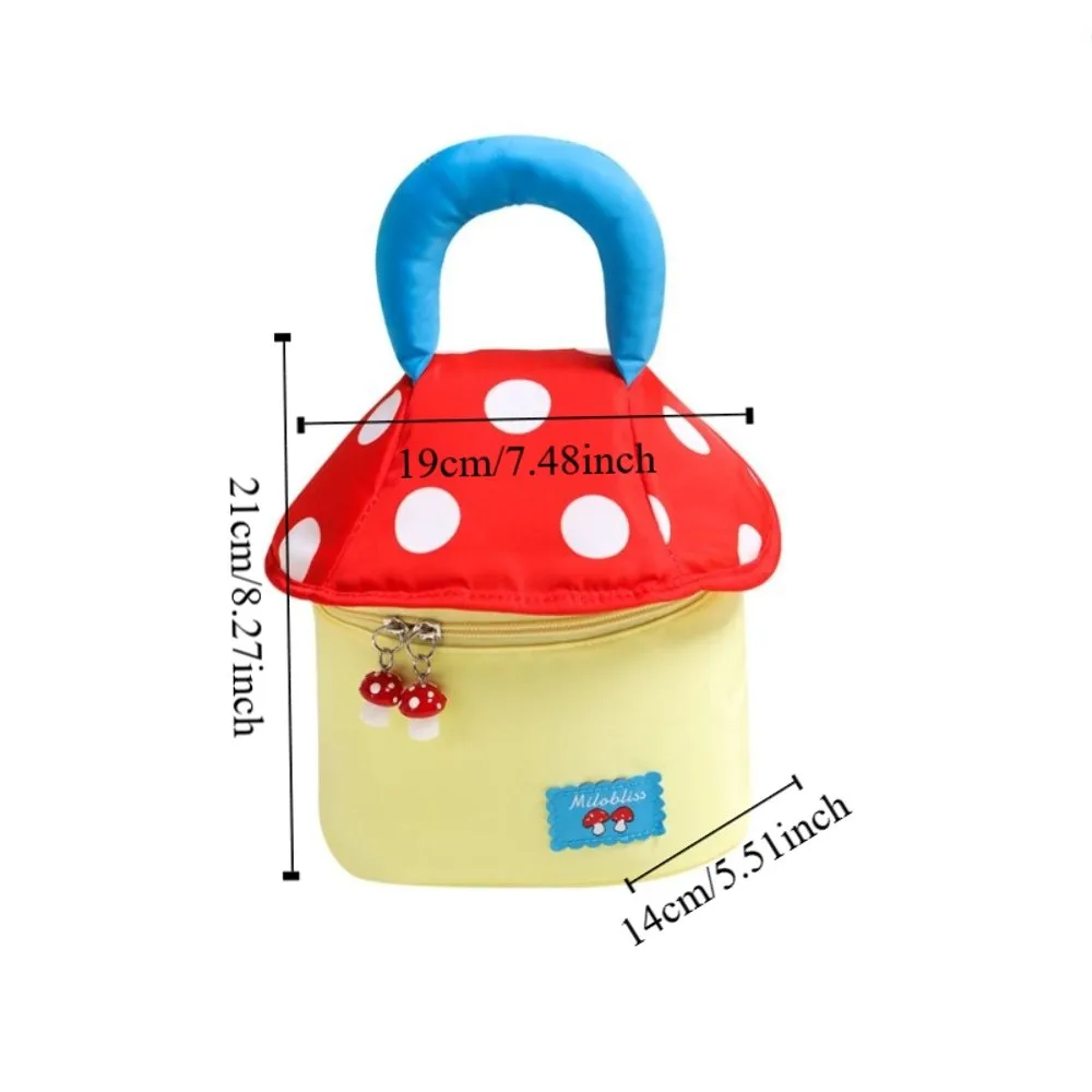 Large Capacity Cute Makeup Bag Multifunctional Mushroom House Handheld Cosmetic Case Aesthetic Organizer Case Toiletry Bag