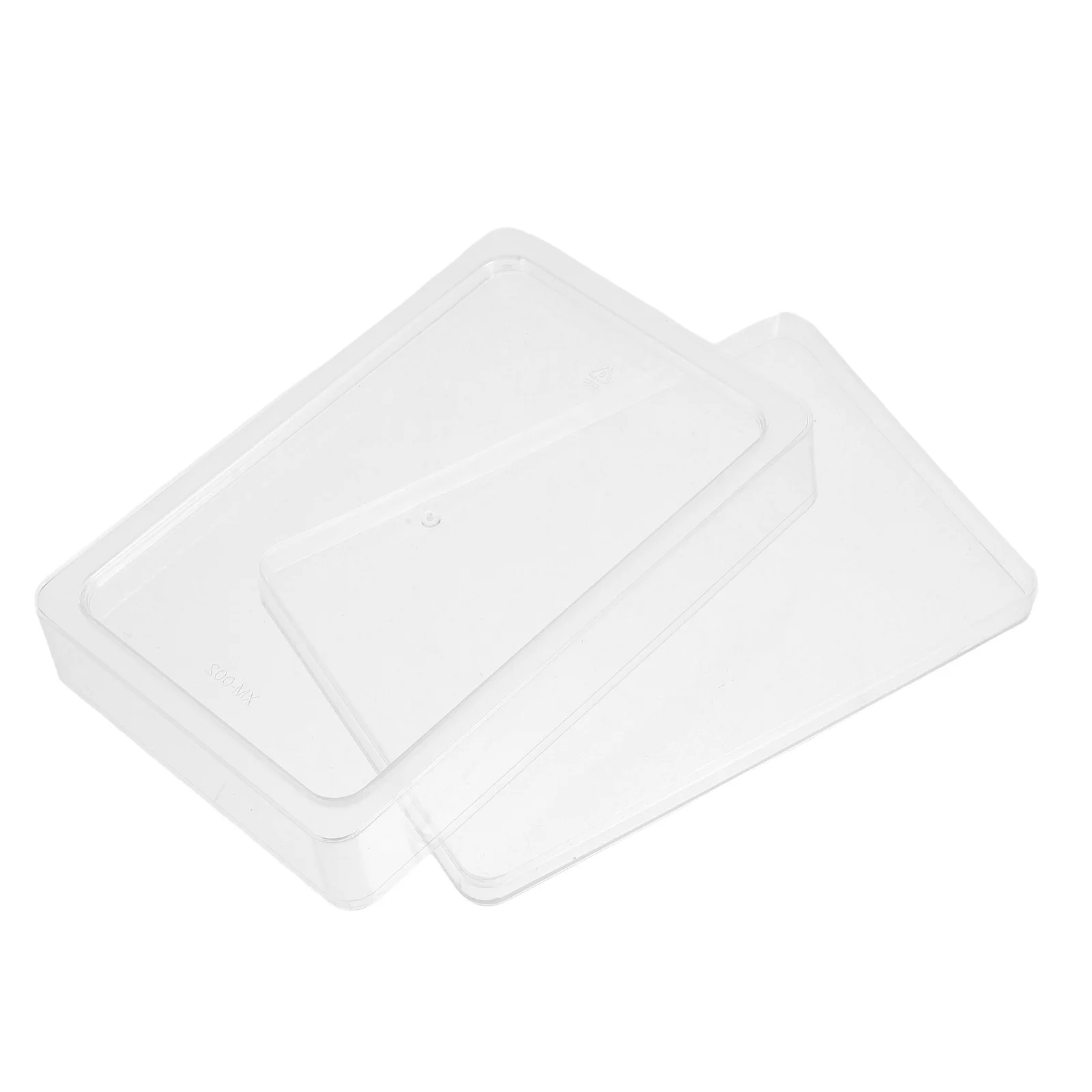 

Rectangle Transparent Cookie Box Clear Storage for Chocolates Nougats Peanut Brittle Party Favors Home Travel Macaroon Box