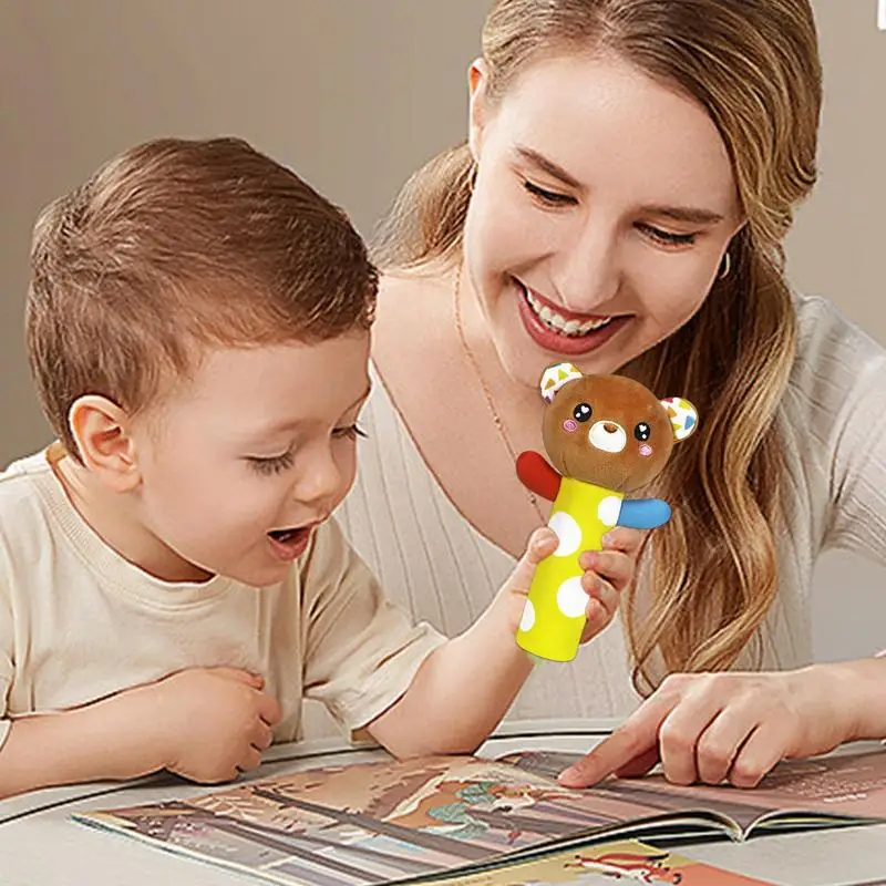 TUNIToys-Jouets mentaires oriels pour bébés avec cloche intégrée, cadeau nouveau-né avec conception de manivelle, jouets pour tout-petits, 0-1 an