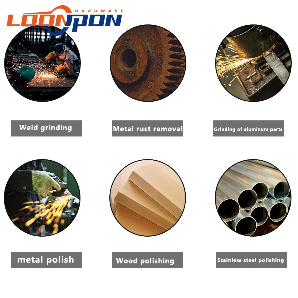 125mm 5inch Curve Flap Discs Sanding Discs 80Grit Grinding Wheels Blades For Angle Grinder 2PCS