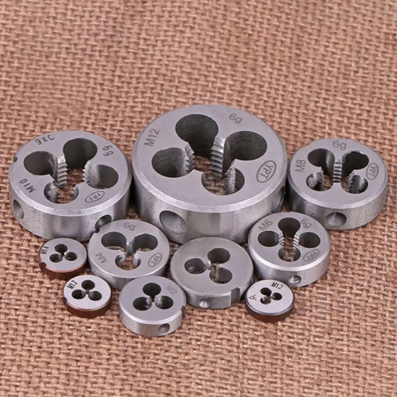 ชุดเครื่องมือต๊าปเกลียวแบบมือขวา ขนาดเมตริก 1/2 ชิ้น  M1 M1.2 M1.4 M1.6 M1.7 M2 M2.5 M3 M3.5 M4 M5 M6 M8 M10 M12 M14 M16 M18 M20