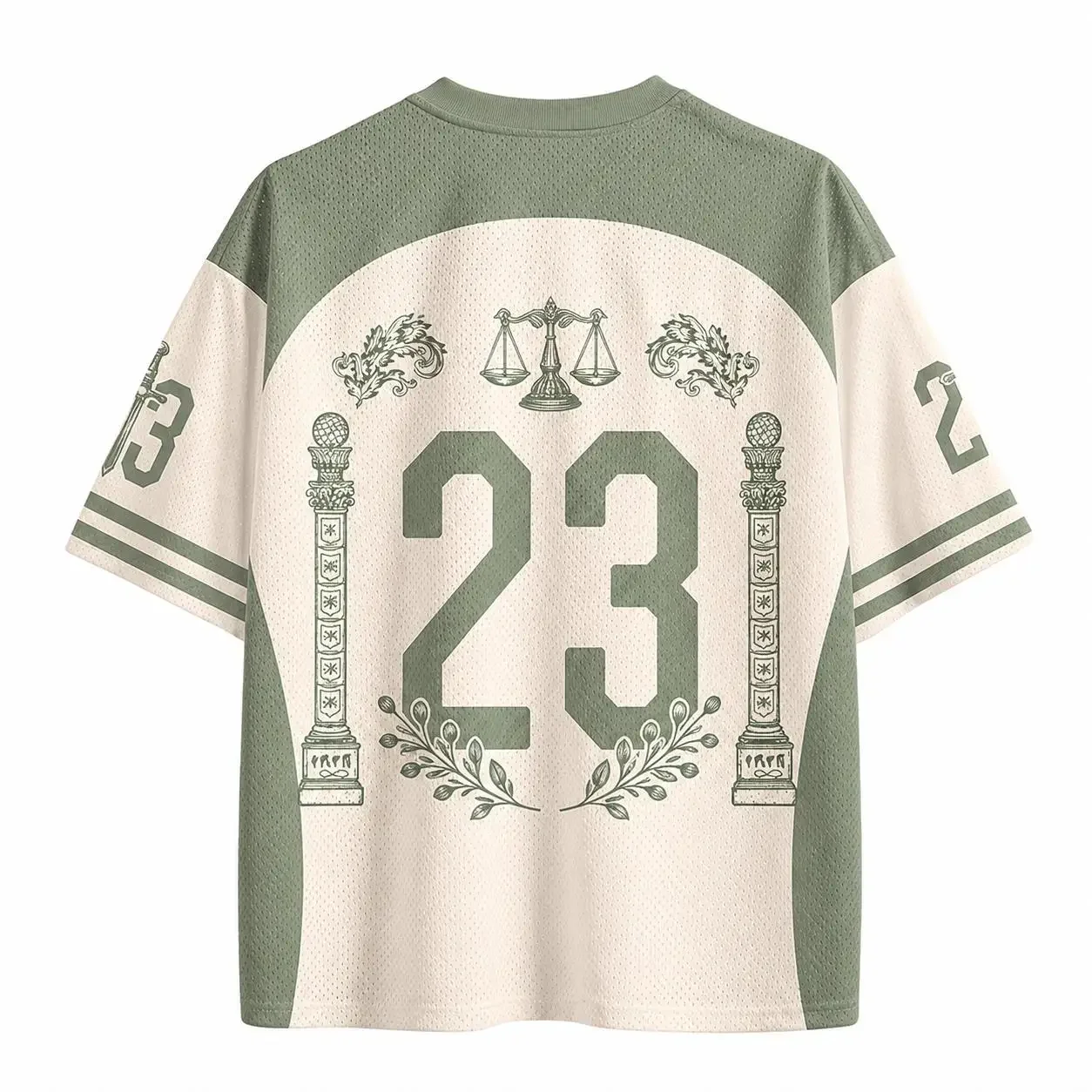 2026 Sommer Mode Retro Gothic Wahrheit und Liebe überwinden Angst 3D-Druck Outdoor Freizeit Fitness Stil V-Ausschnitt T-Shirt Übergröße – Detail 7