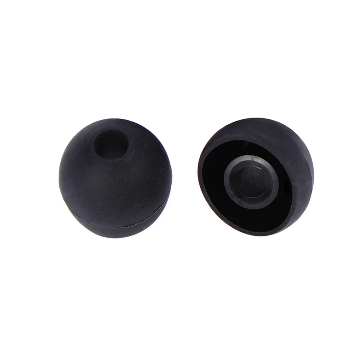 

10 Pcs Clear Silicone Tips Cleaner Buds Replacement Phone Covers Black Earphone Small