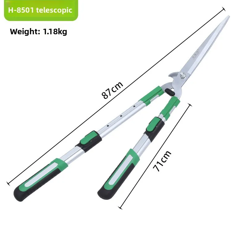 Qingteng wood telescopic fence trimmer, dual-purpose telescopic thick branch lawn trimmer, household trimming flower trimmer view 5