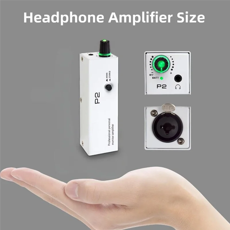 B49C P2 IEM Monitorverstärker Ultrakompakter Ohrmonitor Persönlicher In-Ear-Monitorverstärker