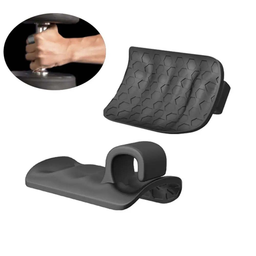 

1 Pair Anti-slip Fitness Palm Power Pad Index Finger Buckle Thicken Grip Strength Trainer Silicone Soft Dumbbel Training Handle