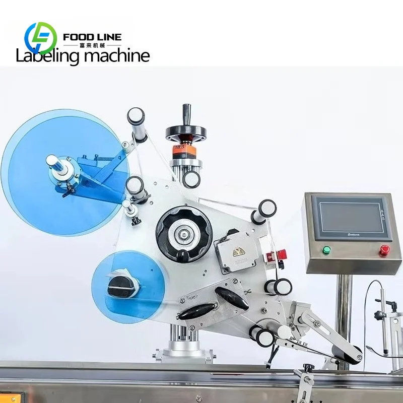 Customized Automatic Anti Tamper Proof Evident Adhesive Sticker Sealing Facial Mask Paper Box Corner Labeling Machine
