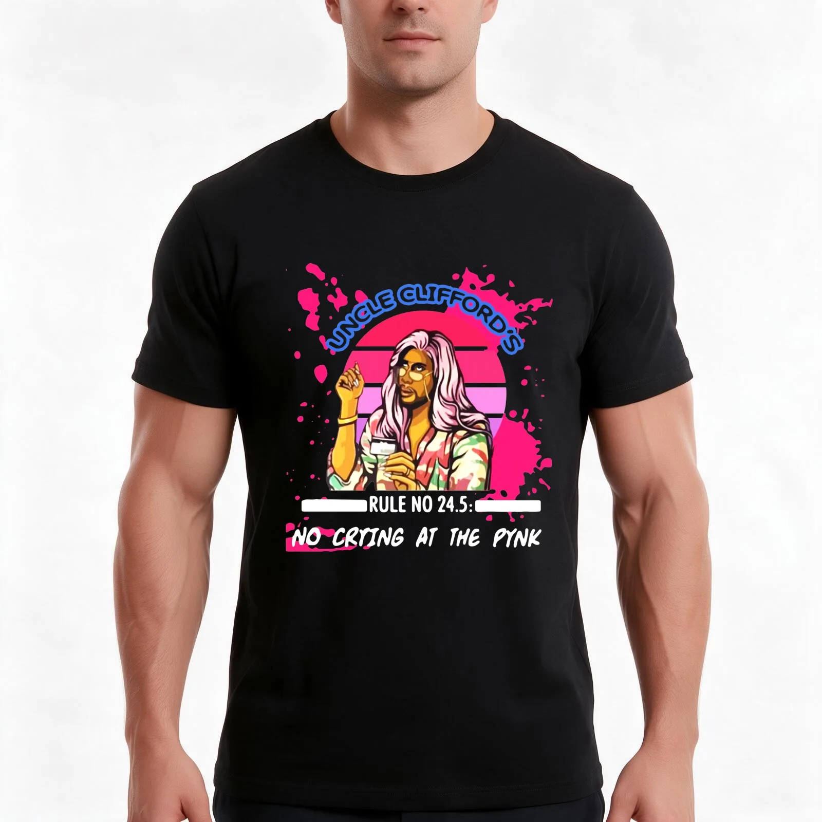 P Valley Uncle Cliff-ord's Rule no 24.5 no Crying at The pynk Gift For Fans For Men and Women T-Shirt Summer Casual Cotton Tee