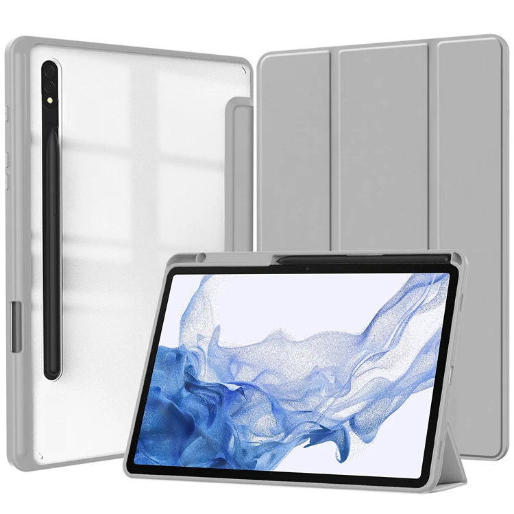 Dreifach Faltbare TPU/Acryl-Hülle für Samsung Tab S10 FE Plus 13,1 Zoll mit Auto-Wake-Funktion – Detail 7