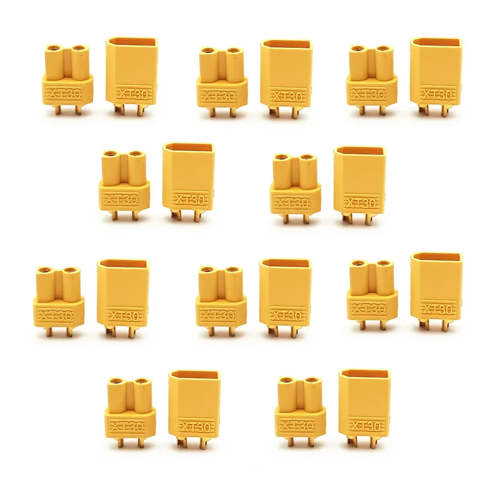 XT30 XT-30 Plug Male Female Bullet Connectors Plugs For RC Lipo Battery Quadcopter Multicopter For Aircraft Accessories Parts