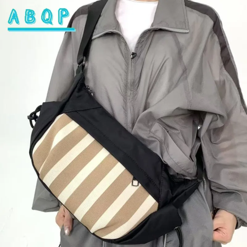 Women's Crossbody Bag Striped Fashion Women's Shoulder Crossbody Bag Luxury Brand Lightweight Casual Women's Bag High Quality