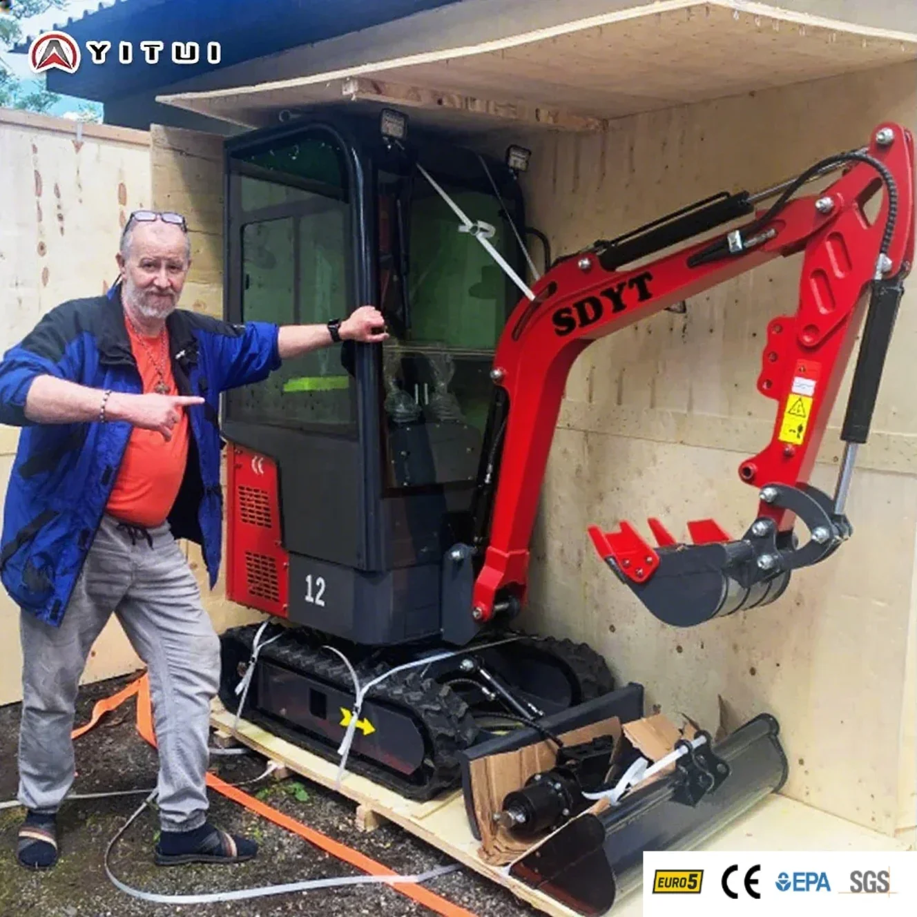 

Mini Excavator Kubota Engine 2 Ton Hydraulic Customized High Quality Construction Machinery With Cabin Mini Excavator